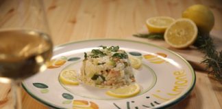 risotto gamberetti e zucchine