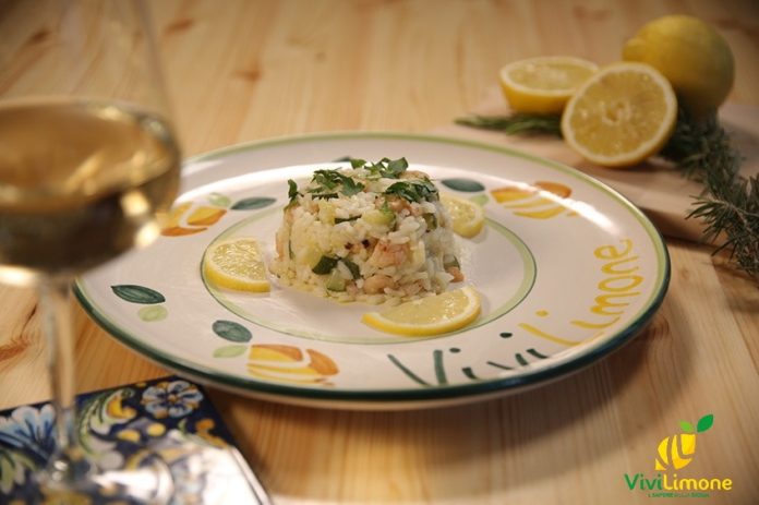 risotto gamberetti e zucchine