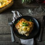 Lasagne al ragù bianco di agnello e limone Lasagne al ragù bianco