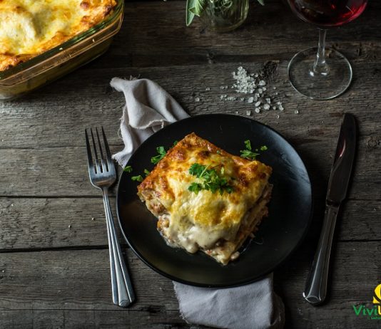 Lasagne al ragù bianco di agnello e limone Lasagne al ragù bianco
