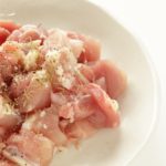 Straccetti di pollo e finocchi marinati al limone pollo e finocchi marinati al limone
