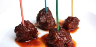 polpette al limone con marmellata aromatica di pomodorini