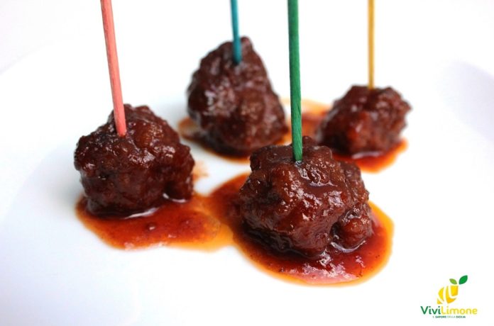 polpette al limone con marmellata aromatica di pomodorini polpette al limone con marmellata aromatica di pomodorini