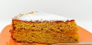 torta di carote al limone