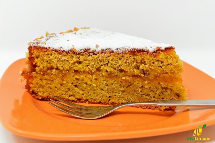 torta di carote al limone
