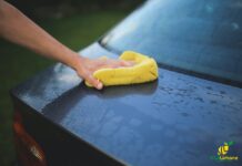 auto pulita con limone