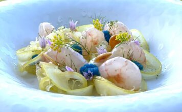 Insalata di Limone Verdello Lumì e Gamberi